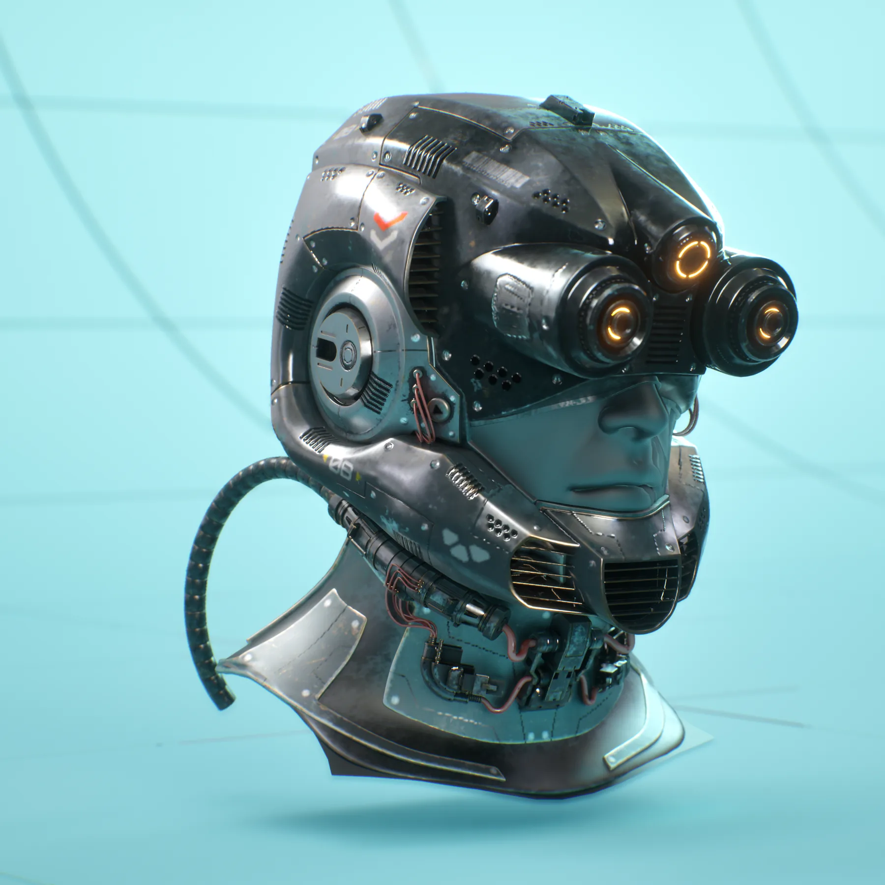Enforcer helmet render